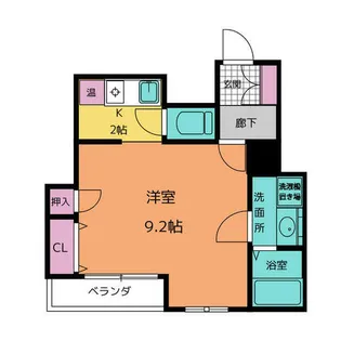 フィーブルサカエ【5階】の間取り