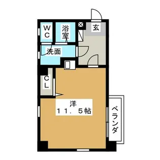 プレジデンテ上前津【1階】の間取り
