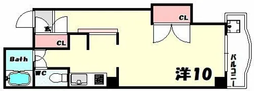 ダフネ二番館【3階】の間取り