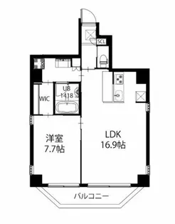 B-PROUD天満橋【8階】の間取り