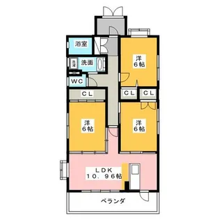 ビラ三秀上前津【5階】の間取り