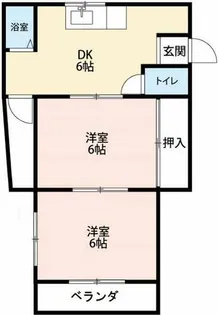 コーポ近藤【2階】の間取り