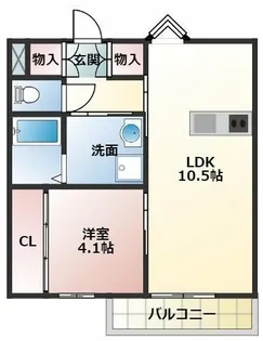 グリーンハイツM【1階】の間取り