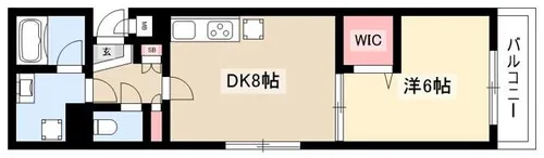 アムール千原【306号室】の間取り