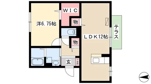 ホープM Ⅲ【1階】の間取り
