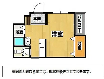 紫陽花館【4階】の間取り