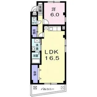 ライフピア野並【2階】の間取り