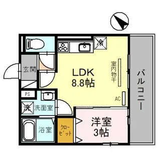 SunSilk【1階】の間取り