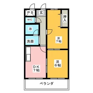 フィレンツェⅢ【1階】の間取り