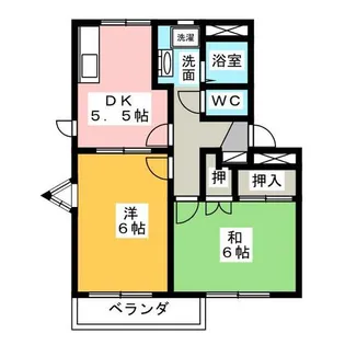 トルースヒルズITM H棟【2階】の間取り