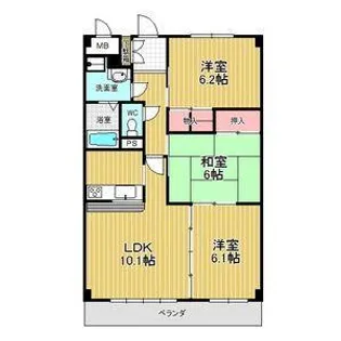 アトラクティブST【1階】の間取り