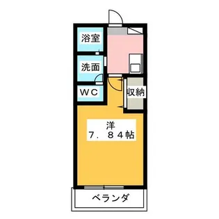 クレフラスト野並B棟【1階】の間取り