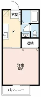 エタニティーPartⅦ【102号室】の間取り