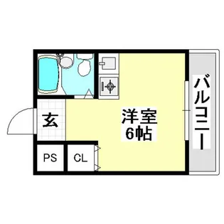 ラメール千里【3階】の間取り