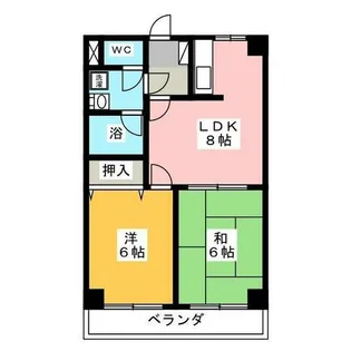 ラ・プラージュ【1階】の間取り