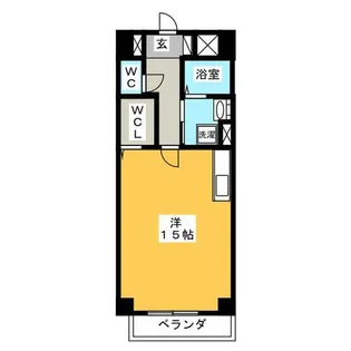 クレスト【3階】の間取り