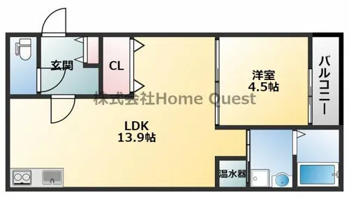 FASECIAサンド【3階】の間取り