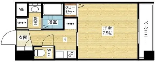 willDo新大阪【2階】の間取り
