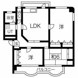 アーベイン川津【202号室】の間取り