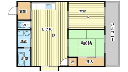 大西マンション【3階】の間取り