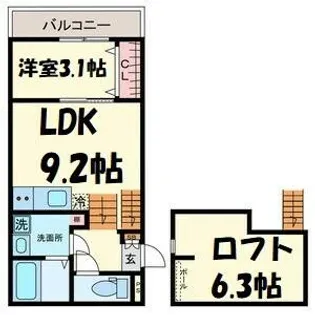 FAMILY STAGE川名Ⅱ【1階】の間取り