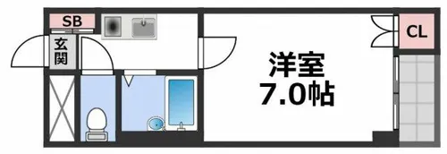 ジョイフル林寺【3階】の間取り