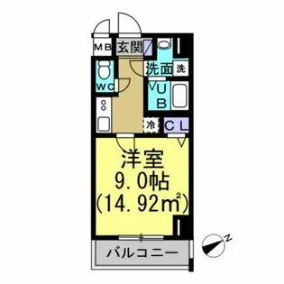 プリミエール常滑駅前【303号室】の間取り