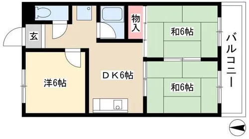 シティーハイム児玉【2階】の間取り