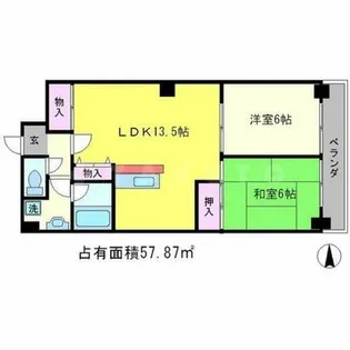 CHERRYVIEWマンション【2階】の間取り