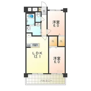 ゲマインシャフト【3階】の間取り