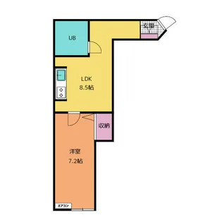 フジメゾン・知立【1階】の間取り