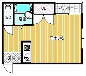 コートAU【2階】の間取り
