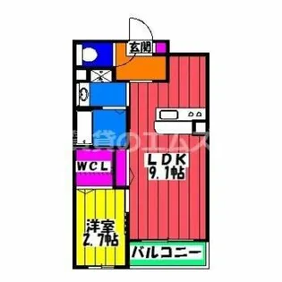 Avance Sanno【2階】の間取り