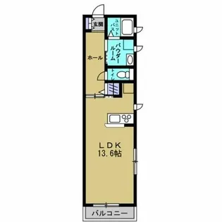 エクセレンス マイウェイ【102号室】の間取り