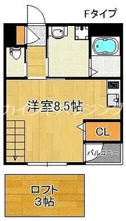 ハイステージ丸和【4階】の間取り