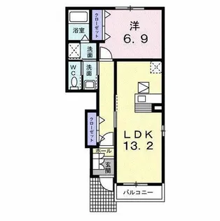 グレイスカーサ【2階】の間取り