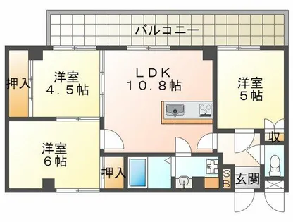 エムズコートⅡ【4階】の間取り