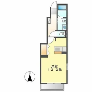 プリムラ【101号室】の間取り