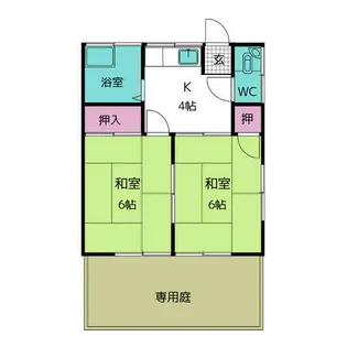 永井アパート【1階】の間取り