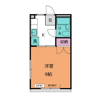 ニワハイツ【203号室】の間取り