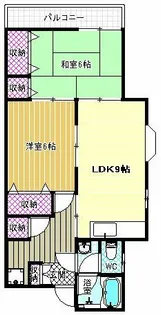 サンハイム上野【3階】の間取り