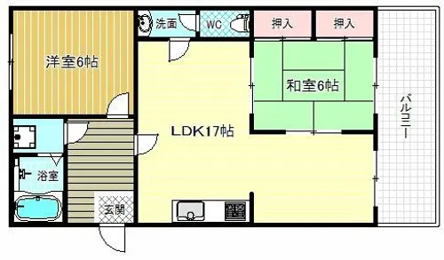メゾン松原【3階】の間取り