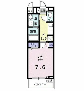 ユウパレス和泉中央【3階】の間取り