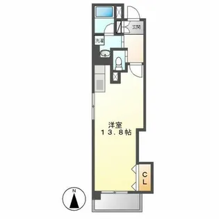 LiVEMAX MOON【8階】の間取り