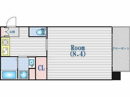 ビガーポリス101扇町【4階】の間取り