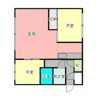 駒場ハイツ【2-3号室】の間取り