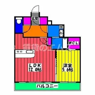エタンセル【101号室】の間取り
