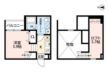 レナージュ【2階】の間取り