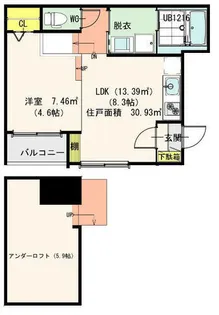 プロスペクト大宮【1階】の間取り