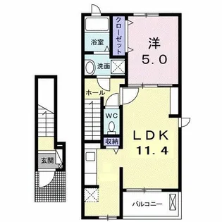 グリーン フィールド【2階】の間取り